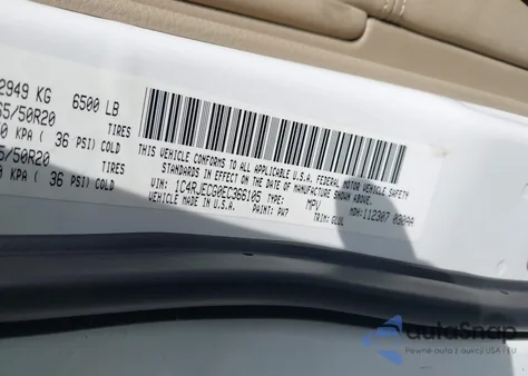 2014 Jeep Grand Cherokee Overland from USA, damaged, VIN 1C4RJECG0EC366105